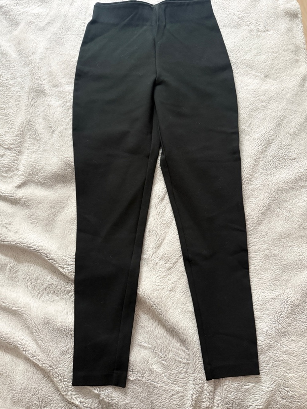 Classic Black High-Waist Ponte Leggings
